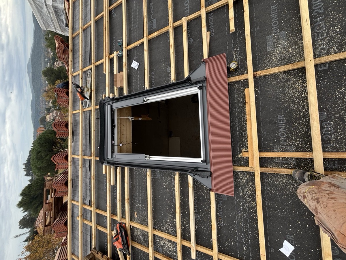 Création de Velux sur chevêtres